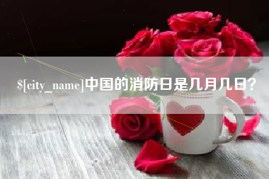 渭南中国的消防日是几月几日？