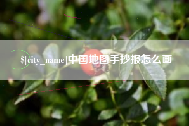 渭南中国地图手抄报怎么画
