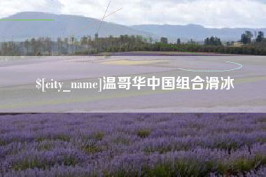 渭南温哥华中国组合滑冰