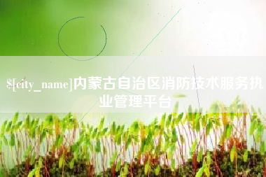 渭南内蒙古自治区消防技术服务执业管理平台