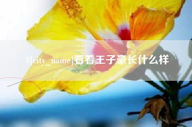 渭南看看王子豪长什么样