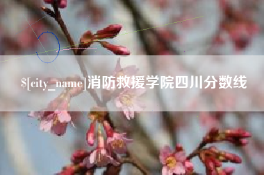 渭南消防救援学院四川分数线