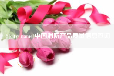 渭南中国消防产品质量信息查询