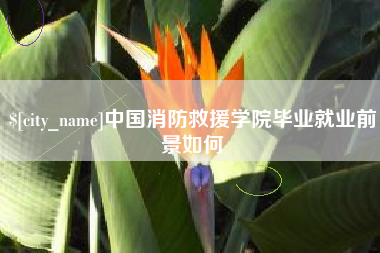 渭南中国消防救援学院毕业就业前景如何