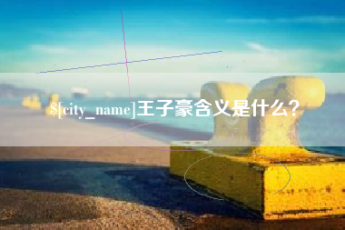 渭南王子豪含义是什么？