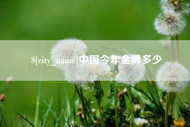 渭南中国今年金牌多少
