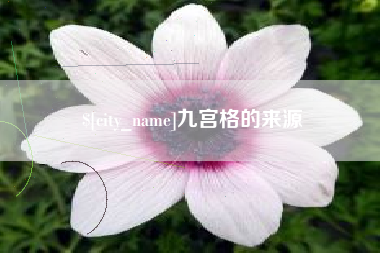 渭南九宫格的来源