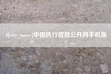 渭南中国执行信息公开网手机版