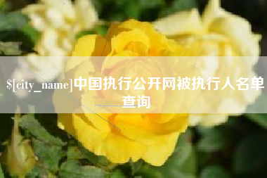 渭南中国执行公开网被执行人名单查询