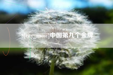 渭南中国第九个金牌