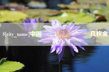 渭南中国🇨🇳几枚金牌