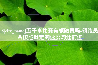 渭南五千米比赛有领跑员吗-领跑员会按照既定的速度匀速前进