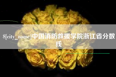渭南中国消防救援学院浙江省分数线