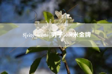 渭南男子5000米金牌