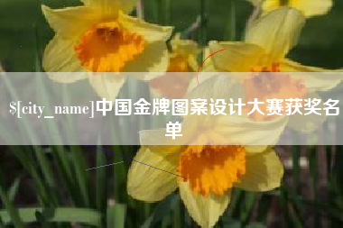 渭南中国金牌图案设计大赛获奖名单