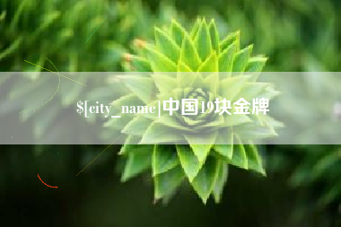 渭南中国19块金牌