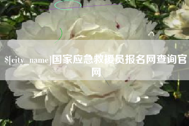 渭南国家应急救援员报名网查询官网