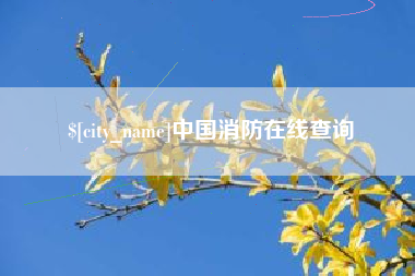 渭南中国消防在线查询