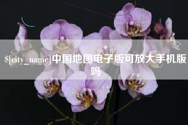 渭南中国地图电子版可放大手机版吗