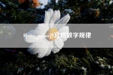 渭南9宫格数字规律