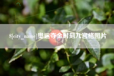 渭南奥运夺金时刻九宫格图片
